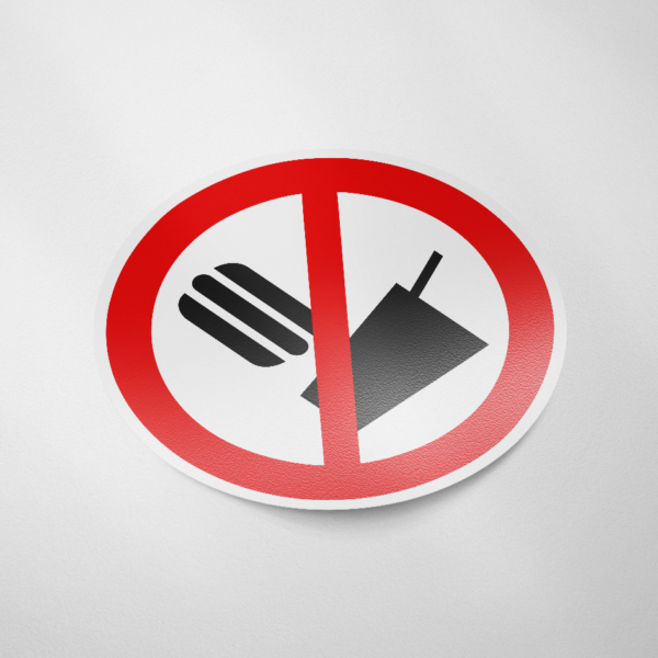 Verboden eten en drinken (P022)