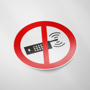 Mobiele telefoons verboden (233)