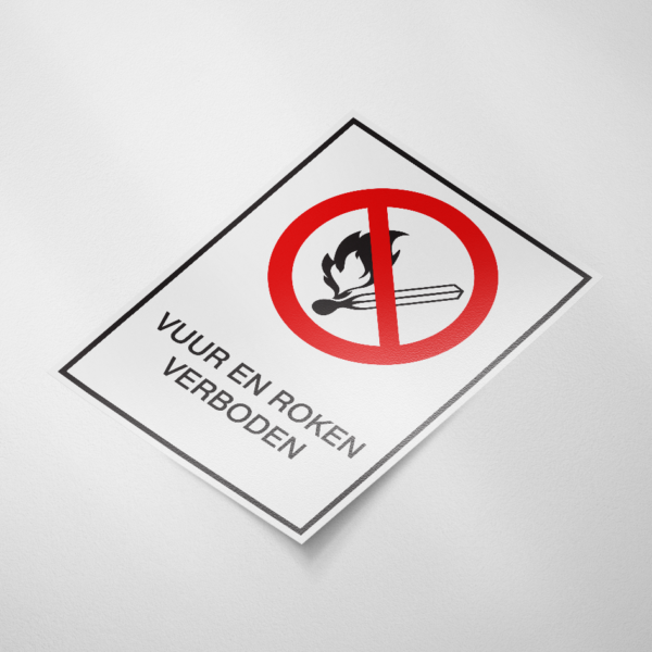Vuur en roken verboden (201N)