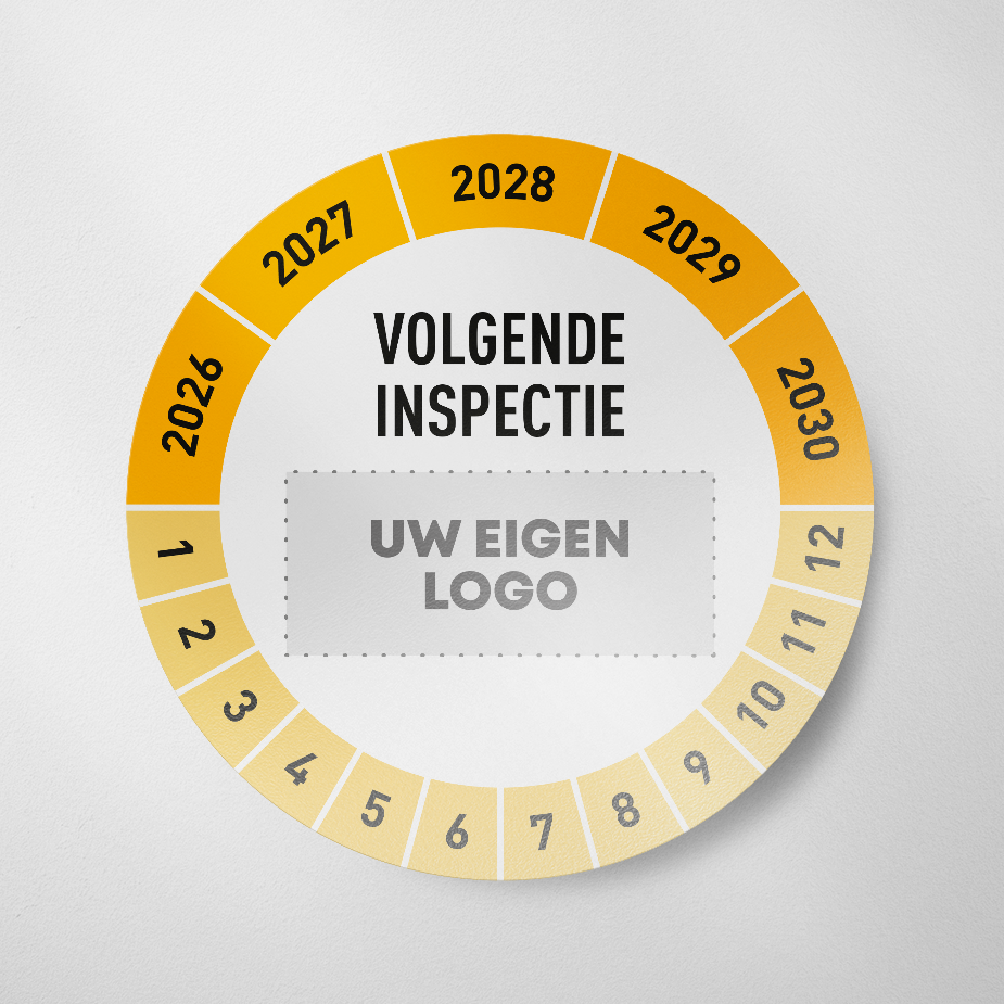 Volgende Inspectie - Keuring - Logo - 2026 - Geel
