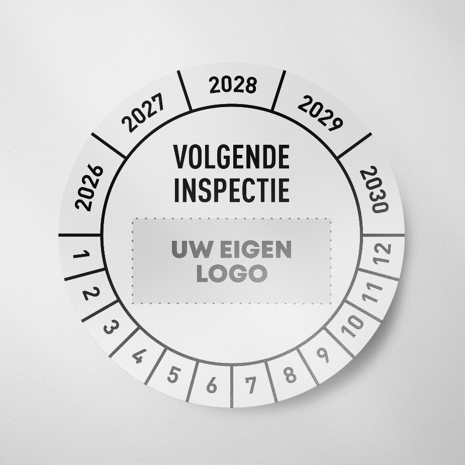 Volgende Inspectie - Keuring - Logo - 2026 - Wit