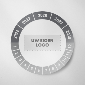 Blanco - Logo- Keuringssticker- 2026 - Grijs