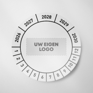 Blanco - Logo- Keuringssticker- 2026 - Wit