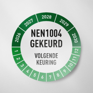NEN1004- Keuringssticker- 2026- Groen