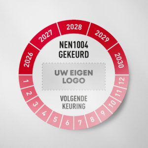 NEN1004- Keuringssticker - Logo- 2026 - Rood