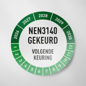 NEN3140- Keuringssticker- 2026-Groen