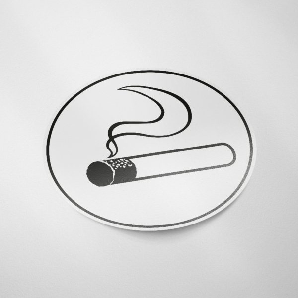 Pictogram- Roken Toegestaan (rond)
