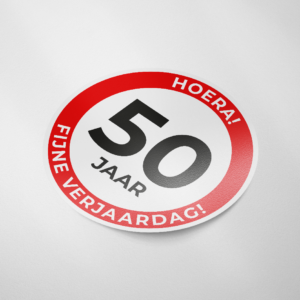 Hoera! 50 jaar, Fijne verjaardag!