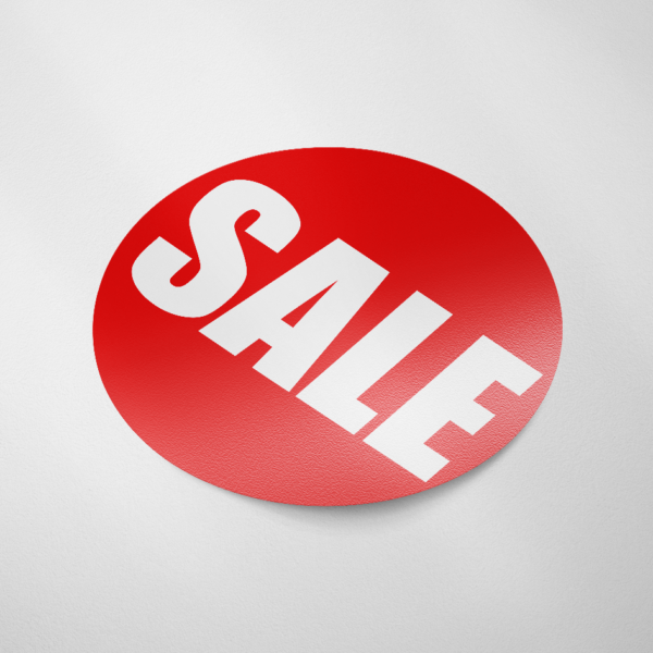 Sale sticker SALE (Rond/Rood)