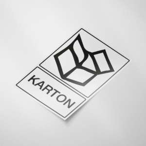 Pictogram- Karton (zwart-wit)