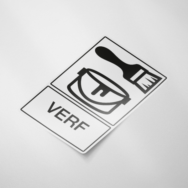 Pictogram- Verf