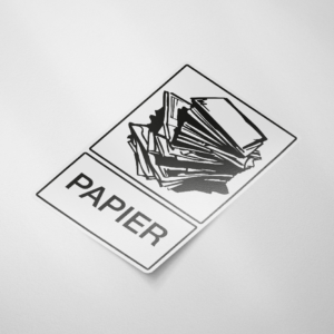 Pictogram- Papier (Zwart-Wit)