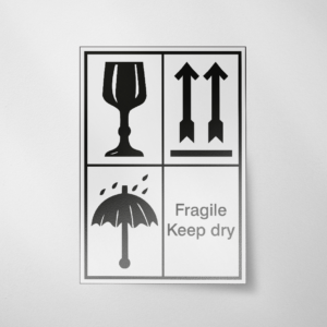 Pictogram- Fragile, Keep dry