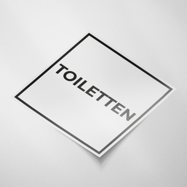 Toiletten (Vierkant-Wit)