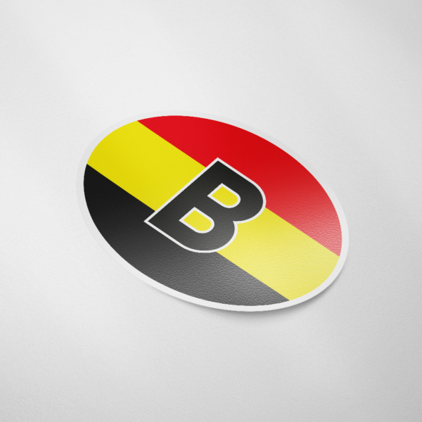 Auto Sticker - België (Vlag)