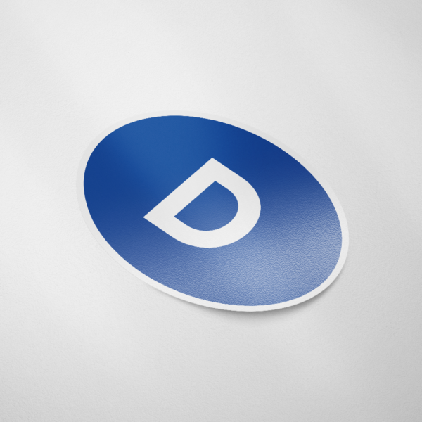 Auto Sticker - Duitsland (Blauw)