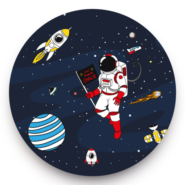 Astronaut behangcirkel - kinderkamer