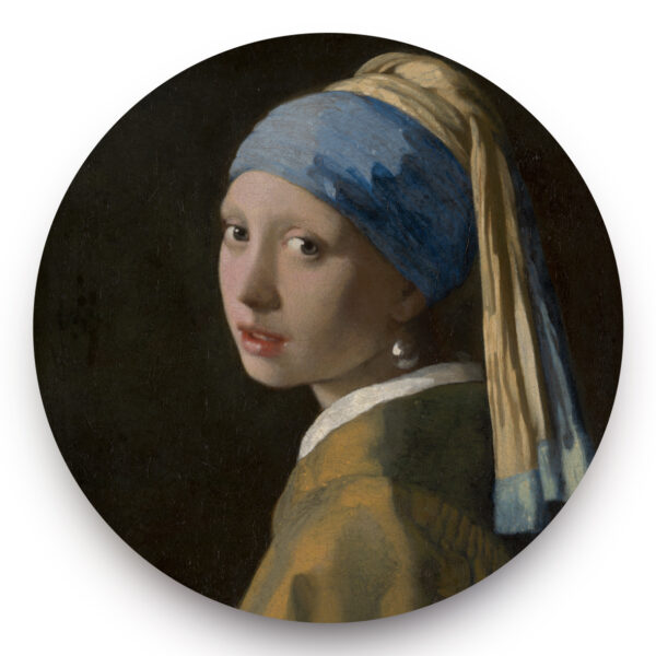 Meisje met de parel - Johannes Vermeer - Behangcirkel