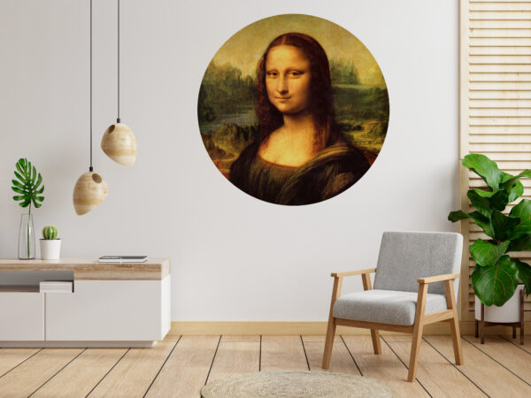 Mona Lisa - Leonardo Da Vinci - Behangcirkel