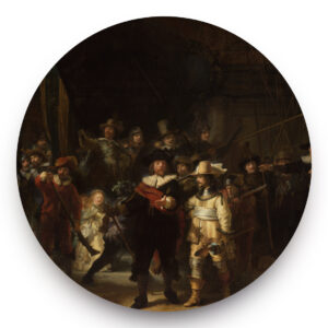 De Nachtwacht - Rembrandt van Rijn - Behangcirkel