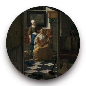 De liefdesbrief - Johannes Vermeer - Behangcirkel
