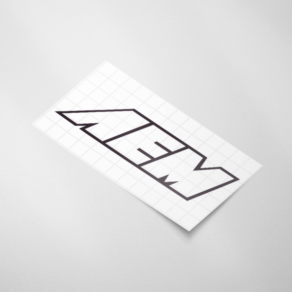 Auto sticker, AEM - Snijfolie