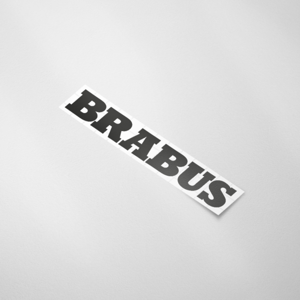 Auto sticker, BRABUS Logo - Snijfolie