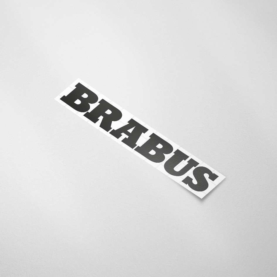 Auto sticker, BRABUS Logo - Snijfolie - Ontwerpstickers