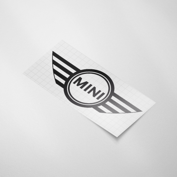 Auto sticker, MINI Logo - Snijfolie