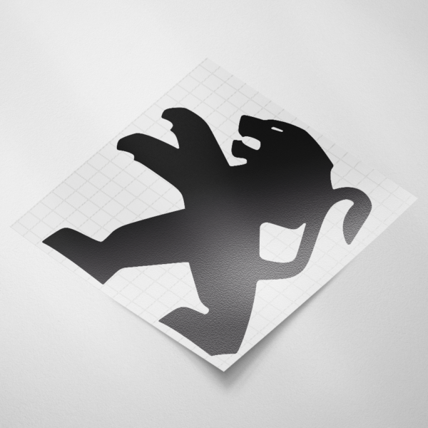 Auto sticker, Peugeot logo - Snijfolie