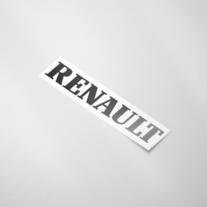 Auto sticker, Renault logo - Snijfolie