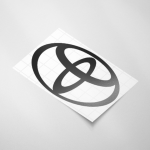 Auto sticker, Toyota logo - Snijfolie