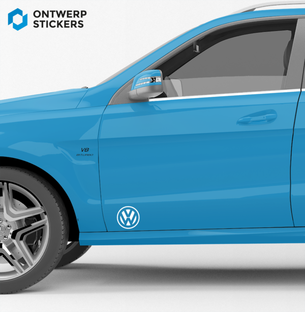 Auto sticker, Volkswagen logo - Snijfolie