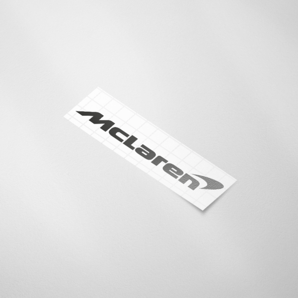 Auto sticker, Mclaren logo - Snijfolie