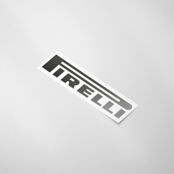 Auto sticker, Pirelli logo - Snijfolie
