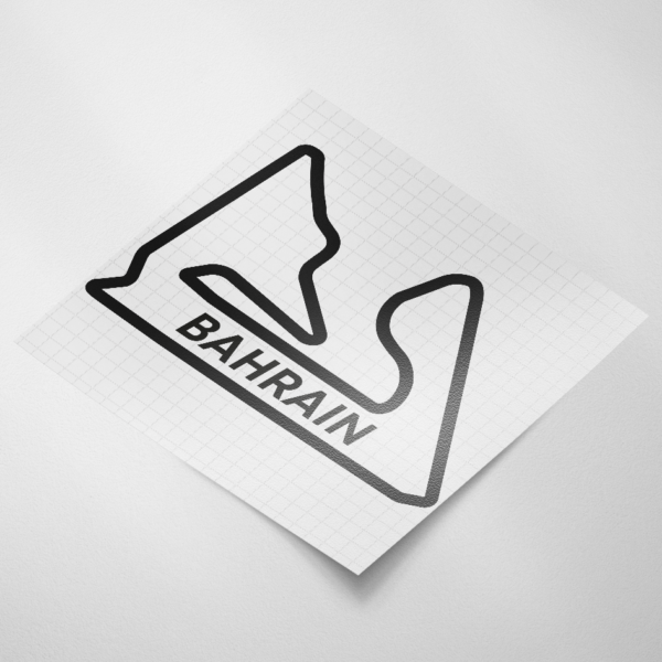 Circuit sticker, Bahrain International Circuit - Snijfolie