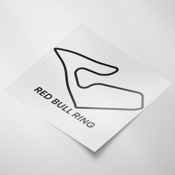 Circuit sticker, Red Bull Ring - Snijfolie