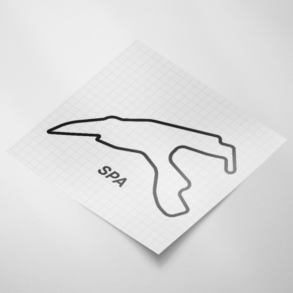 Circuit sticker van het Circuit de Spa-Francorchamps