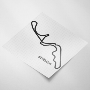 Circuit sticker, Suzuka International Racing Course - Snijfolie