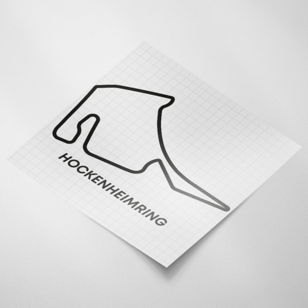 Circuit sticker, Hockenheimring Baden-Württemberg - Snijfolie