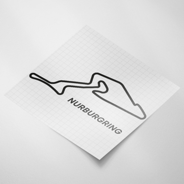 Circuit sticker, Nürburgring - Snijfolie