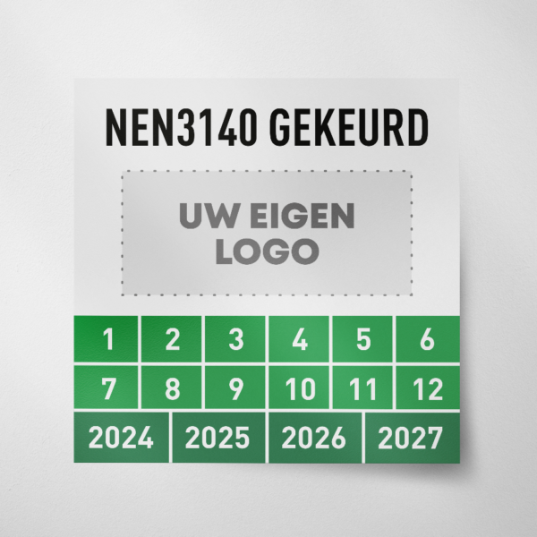 NEN3140- Logo- Vierkant- 2024 - Groen
