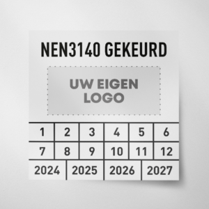 NEN3140- Logo- Vierkant- 2024 - Wit