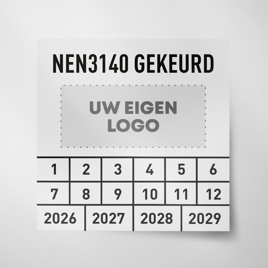 NEN3140- Logo - Vierkant- 2026 - Wit
