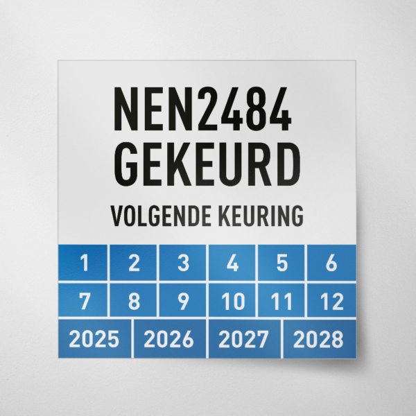 Keuringssticker NEN2484